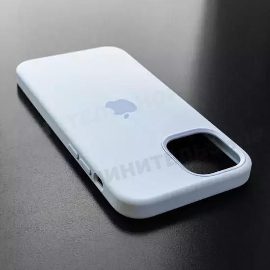 Чехол iPhone 12/12 Pro Silicone Case (MagSafe) Cloud Blue