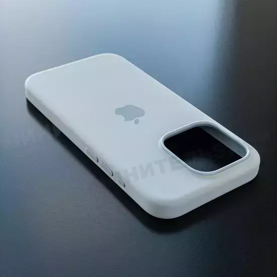 Чехол iPhone 15 Pro Silicone Case (MagSafe) Light Blue