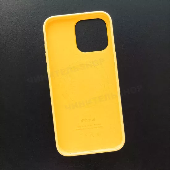 Чехол iPhone 15 Pro Max Silicone Case (MagSafe) Sunshine