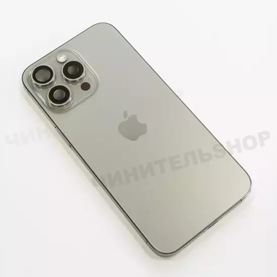 Корпус iPhone 15 Pro Max (Natural Titanium) в сборе