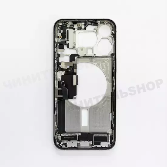Корпус iPhone 15 Pro Оригинал с разбора Без крышки Со шлейфами