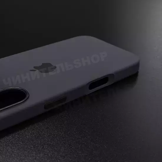 Чехол iPhone 16 Silicone Case (MagSafe) Black