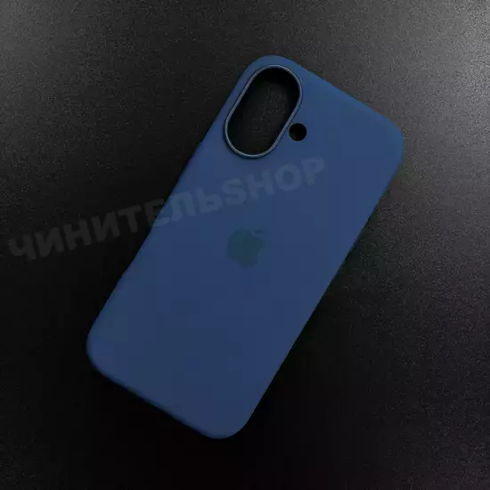 Чехол iPhone 16 Silicone Case (MagSafe) Denim