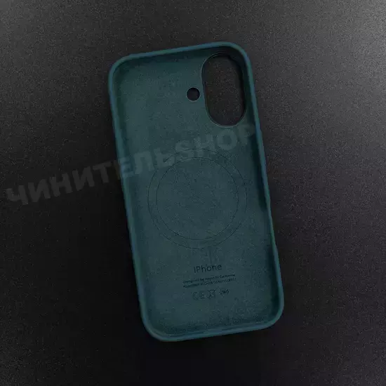 Чехол iPhone 16 Silicone Case (MagSafe) Lake Green