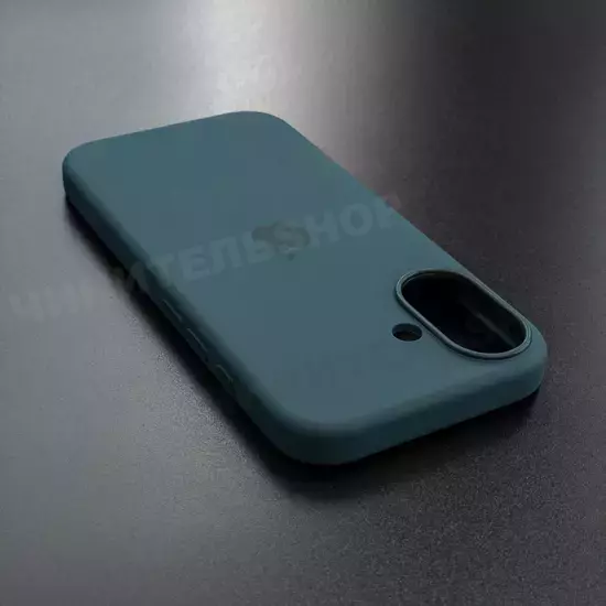 Чехол iPhone 16 Silicone Case (MagSafe) Lake Green
