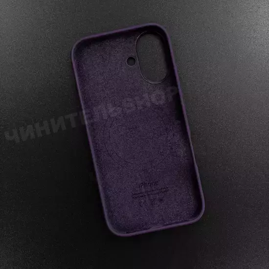 Чехол iPhone 16 Silicone Case (MagSafe) Plum