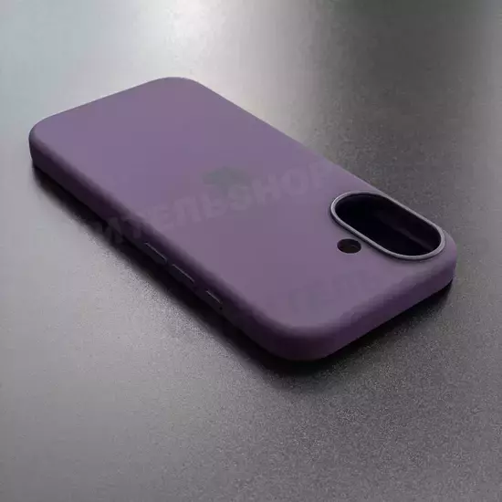 Чехол iPhone 16 Silicone Case (MagSafe) Plum