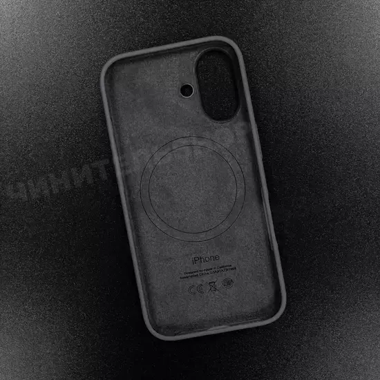 Чехол iPhone 16 Silicone Case (MagSafe) Stone Gray