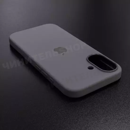 Чехол iPhone 16 Silicone Case (MagSafe) Stone Gray