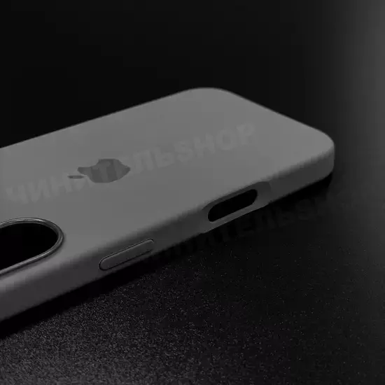 Чехол iPhone 16 Silicone Case (MagSafe) Stone Gray