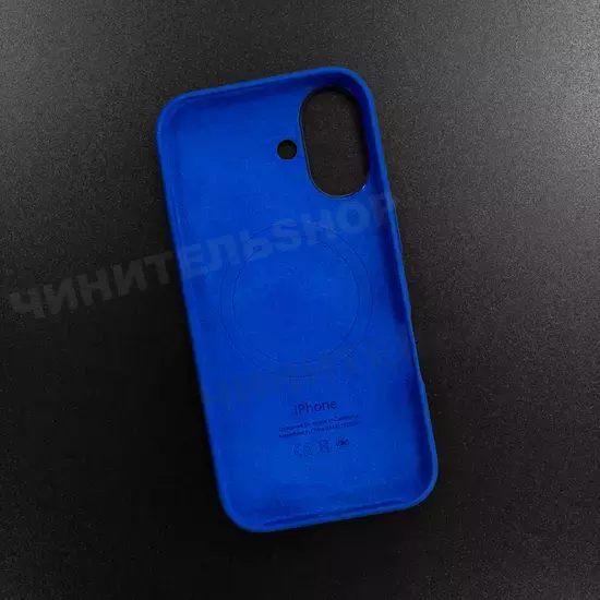 Чехол iPhone 16 Silicone Case (MagSafe) Ultramarine