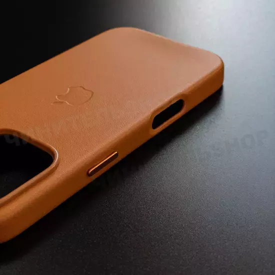 Чехол iPhone 16 Pro Leather Case (MagSafe) Sunstroke