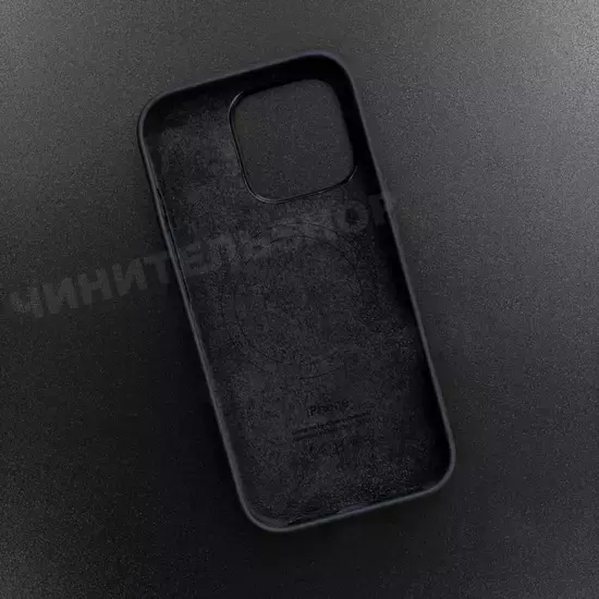 Чехол iPhone 16 Pro Silicone Case (MagSafe) Black