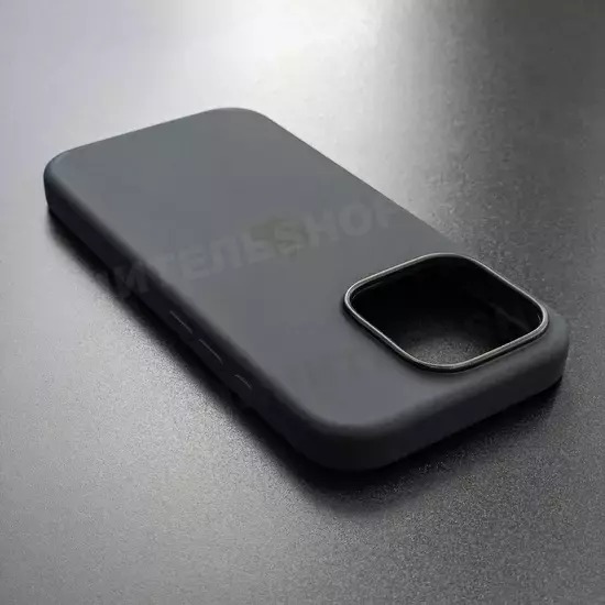 Чехол iPhone 16 Pro Silicone Case (MagSafe) Black