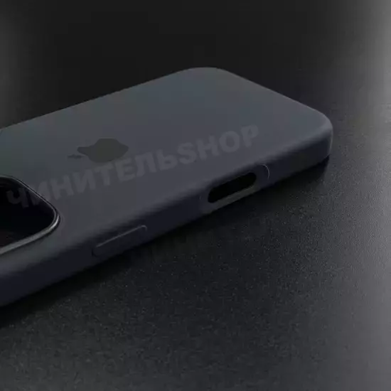 Чехол iPhone 16 Pro Silicone Case (MagSafe) Black