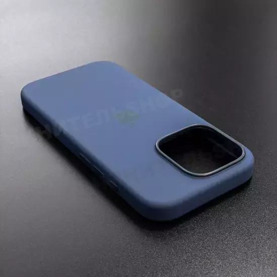 Чехол iPhone 16 Pro Silicone Case (MagSafe) Denim