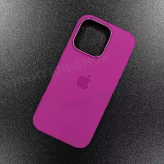 Чехол iPhone 16 Pro Silicone Case (MagSafe) Fuchsia