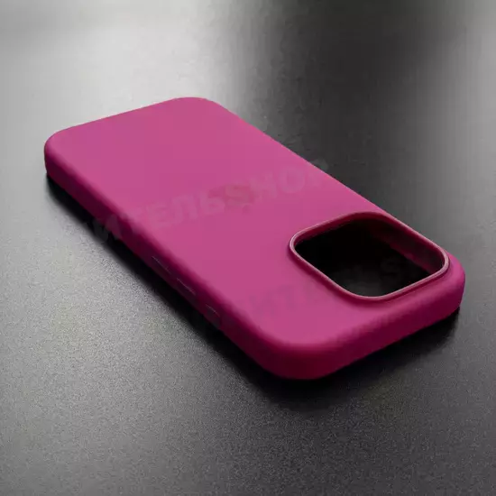 Чехол iPhone 16 Pro Silicone Case (MagSafe) Fuchsia