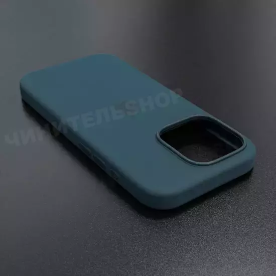 Чехол iPhone 16 Pro Silicone Case (MagSafe) Lake Green