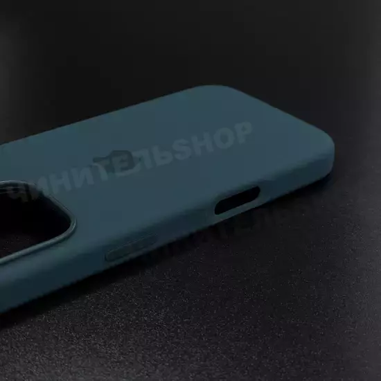 Чехол iPhone 16 Pro Silicone Case (MagSafe) Lake Green