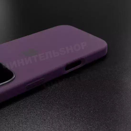 Чехол iPhone 16 Pro Silicone Case (MagSafe) Plum