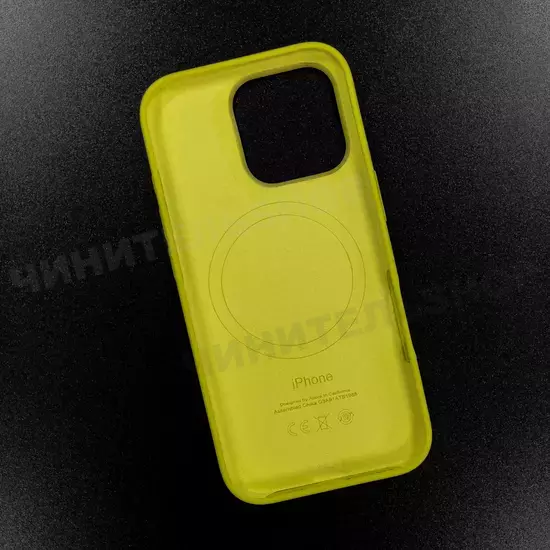 Чехол iPhone 16 Pro Silicone Case (MagSafe) Star Fruit