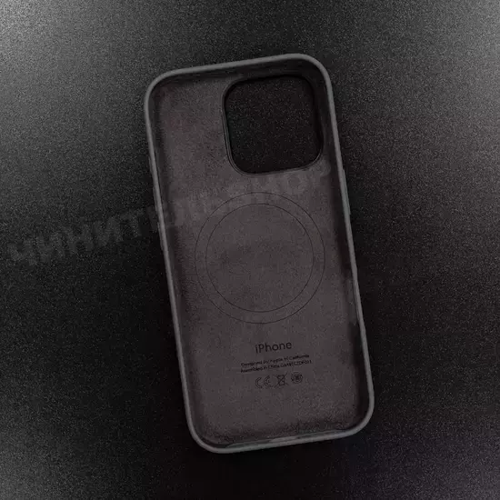 Чехол iPhone 16 Pro Silicone Case (MagSafe) Stone Gray