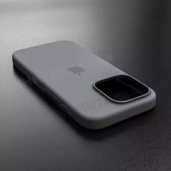 Чехол iPhone 16 Pro Silicone Case (MagSafe) Stone Gray