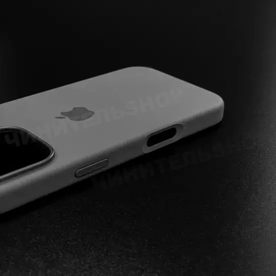 Чехол iPhone 16 Pro Silicone Case (MagSafe) Stone Gray