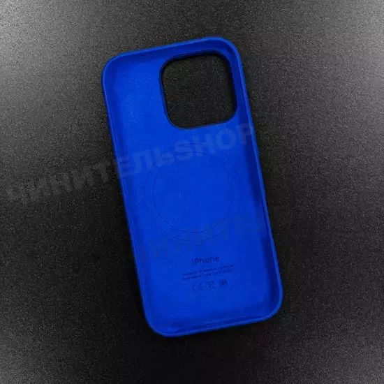 Чехол iPhone 16 Pro Silicone Case (MagSafe) Ultramarine