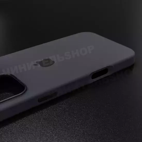 Чехол iPhone 16 Pro Max Silicone Case (MagSafe) Black