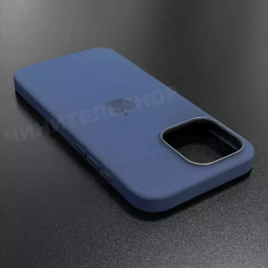 Чехол iPhone 16 Pro Max Silicone Case (MagSafe) Denim