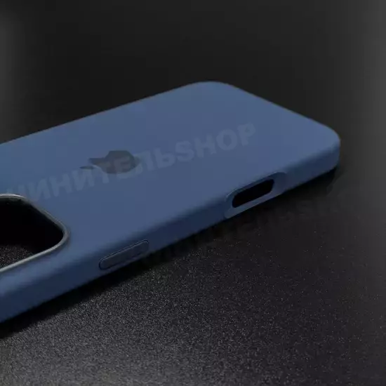 Чехол iPhone 16 Pro Max Silicone Case (MagSafe) Denim