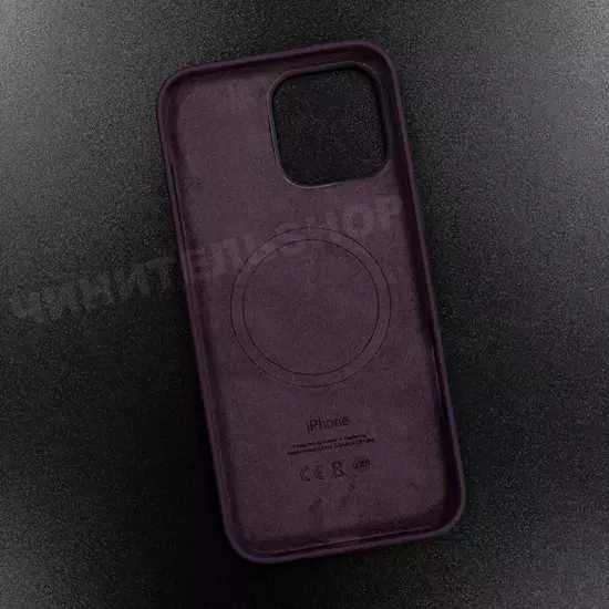 Чехол iPhone 16 Pro Max Silicone Case (MagSafe) Plum
