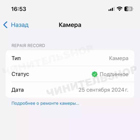 Основная камера iPhone 14 Pro (Clean)