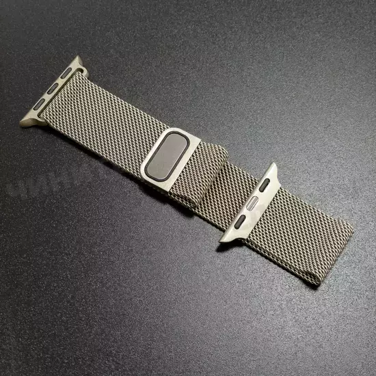 Ремешок Apple Watch 38/40/41mm – Milanese Loop – Vintage Gold
