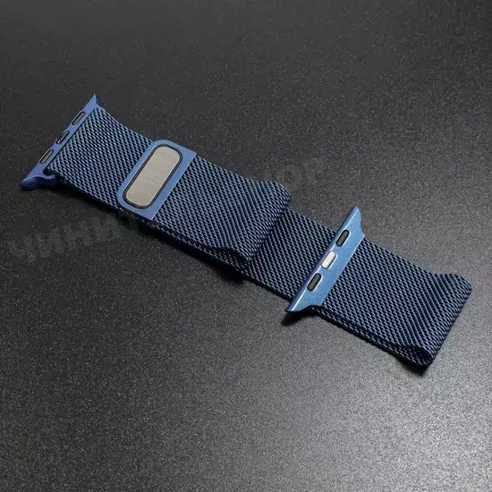 Ремешок Apple Watch 42/44/45/46/49mm – Milanese Loop – Blue