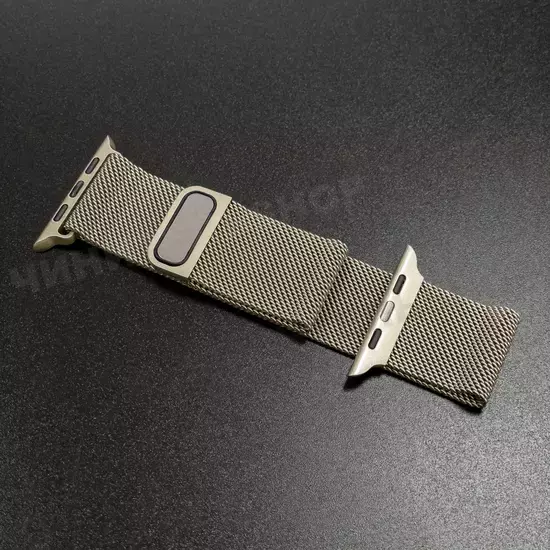 Ремешок Apple Watch 42/44/45/46/49mm – Milanese Loop – Vintage Gold