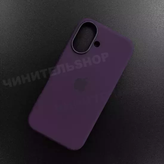 Чехол iPhone 16 Silicone Case (MagSafe) Plum