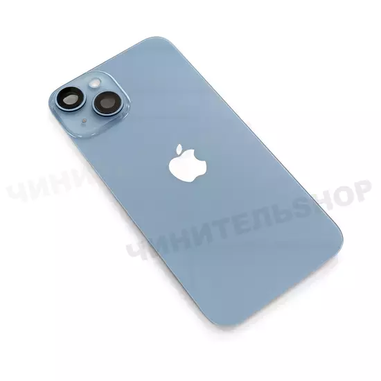 Задняя крышка iPhone 14 (Blue) со шлейфом