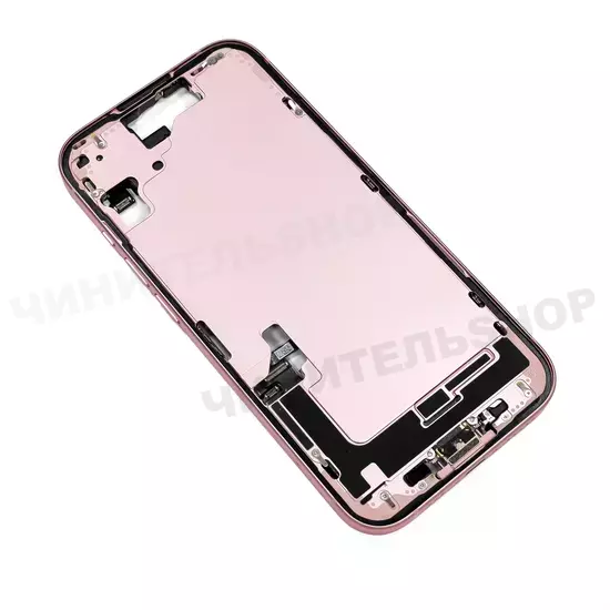 Корпус iPhone 15 Plus (Pink) в сборе без крышки