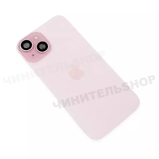 Задняя крышка iPhone 15 Plus (Pink) со шлейфом