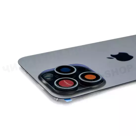 Задняя крышка iPhone 15 Pro Max (Blue Titanium)