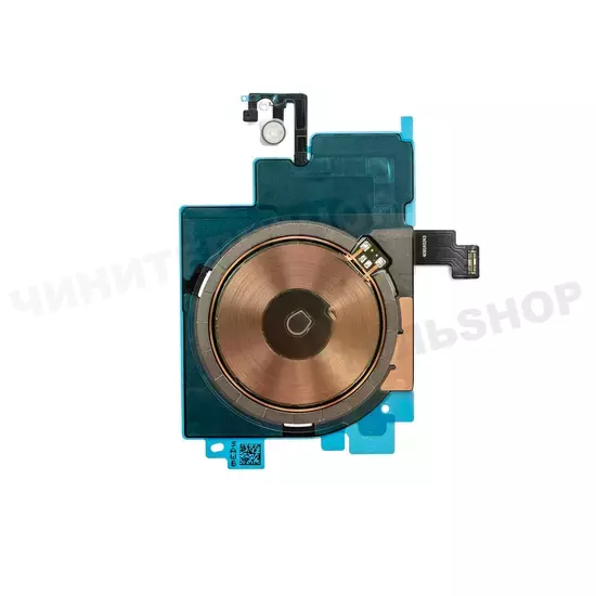 Шлейф вспышки, микрофона + беспроводная зарядка iPhone 16