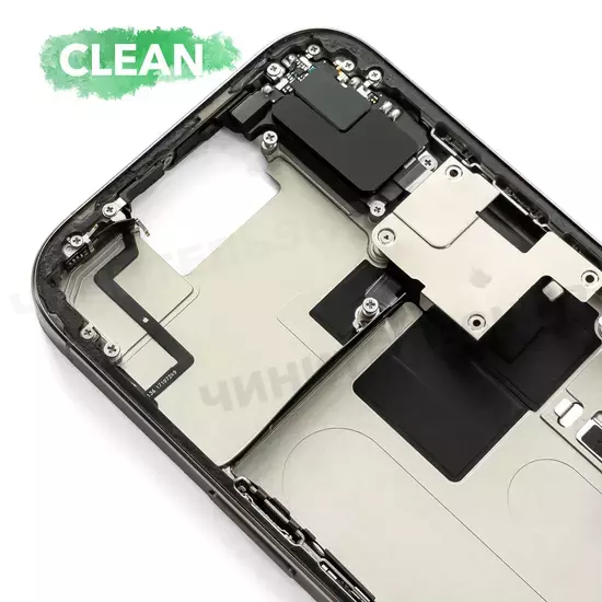 Средняя часть iPhone 16 Pro в сборе со шлейфами