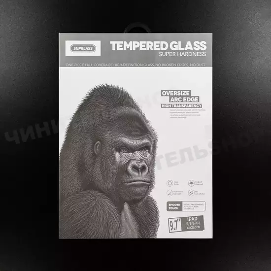 Защитное Стекло SupGlass iPad 9,7" (5/6/Air 1/Pro)
