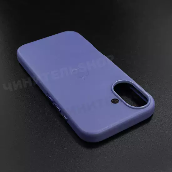 Чехол iPhone 16 Leather Case (MagSafe) Lavender