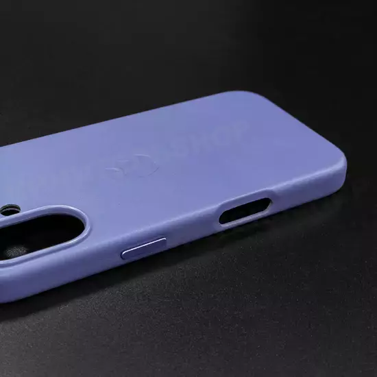 Чехол iPhone 16 Leather Case (MagSafe) Lavender