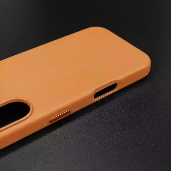 Чехол iPhone 16 Leather Case (MagSafe) Sunstroke