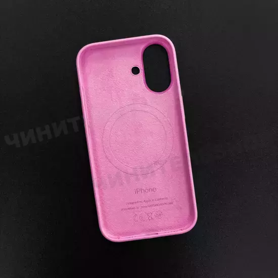 Чехол iPhone 16 Silicone Case (MagSafe + Camera Control) Peony